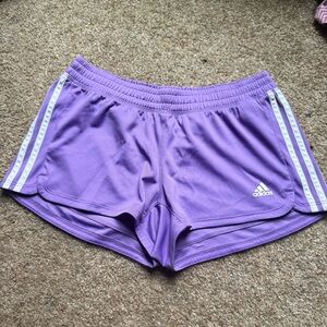 Adidas Women's Lavender Athletic Shorts
